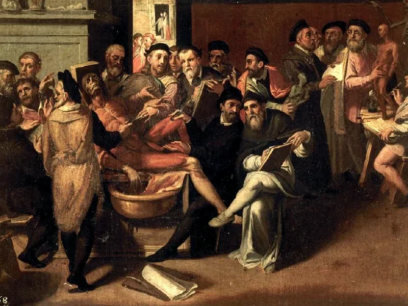 1529-Bartolomeo Passarotti - Lezione di anatomia